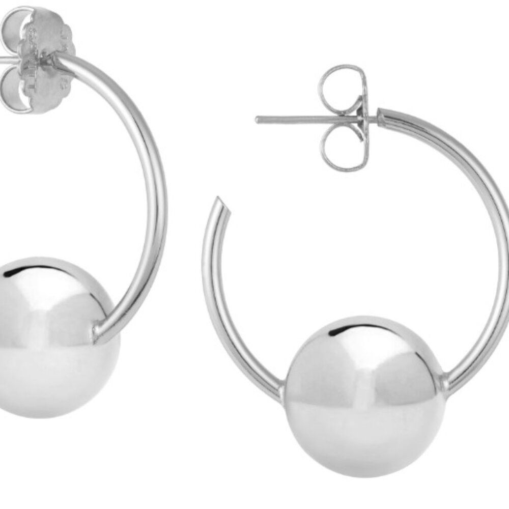 Janis Savitt Small Ball Hoops (Oprah's Favorite)